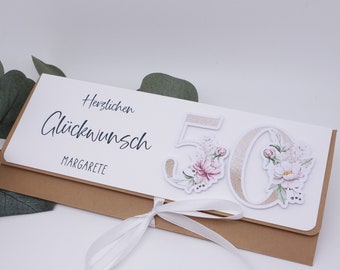 Gutschein Verpackung Geburtstag  Hochzeit personalisiert, Geldgeschenk, Konzertkarten Musicalkarten Tickets Gutschein verpacken