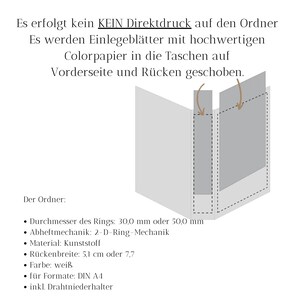 Kindergarten Ordner WALDTIERE Kindergartenordner Grundschulordner personalisierbar mit Namen Bild 6