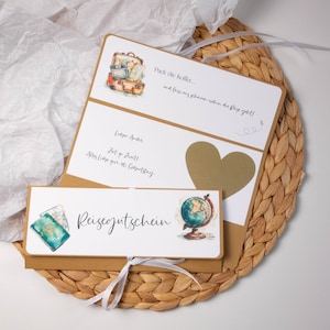 Gutschein "Reisegutschein" Geburtstag  personalisiert, Rubbelkarte, Geschenk Aktivität, gemeinsame Zeit, Weihnachten, Hochzeit