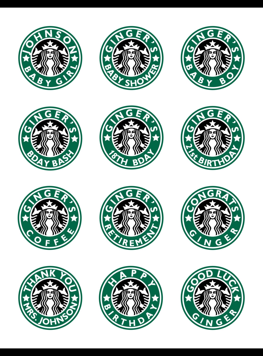 It is a photo of Dynamic Starbucks Printable Logo It's just a photo of Dynamic Starbucks Printable Logo