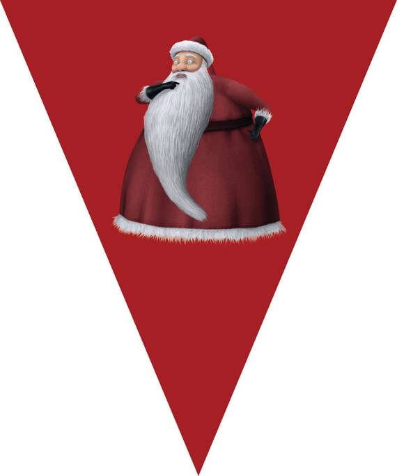 The Nightmare Before Christmas Banner Merry Christmas Etsy
