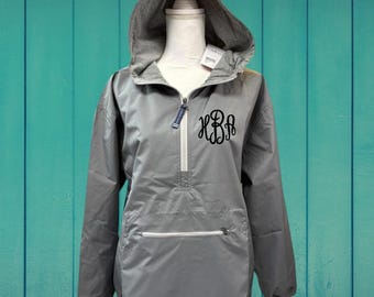 Charles Rivers Anorak Womens Pullover, Monogrammed, embroidered, custom