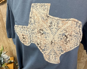 Applique Texas Tee, Applique, Western, Texas, Boutique, Women's, Lonestar, girl, Texas shirt, girl gift, western, Mother's Day gift