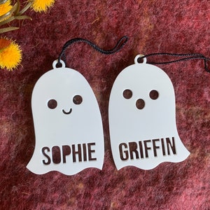 Customizable Halloween Ghost Ornament
