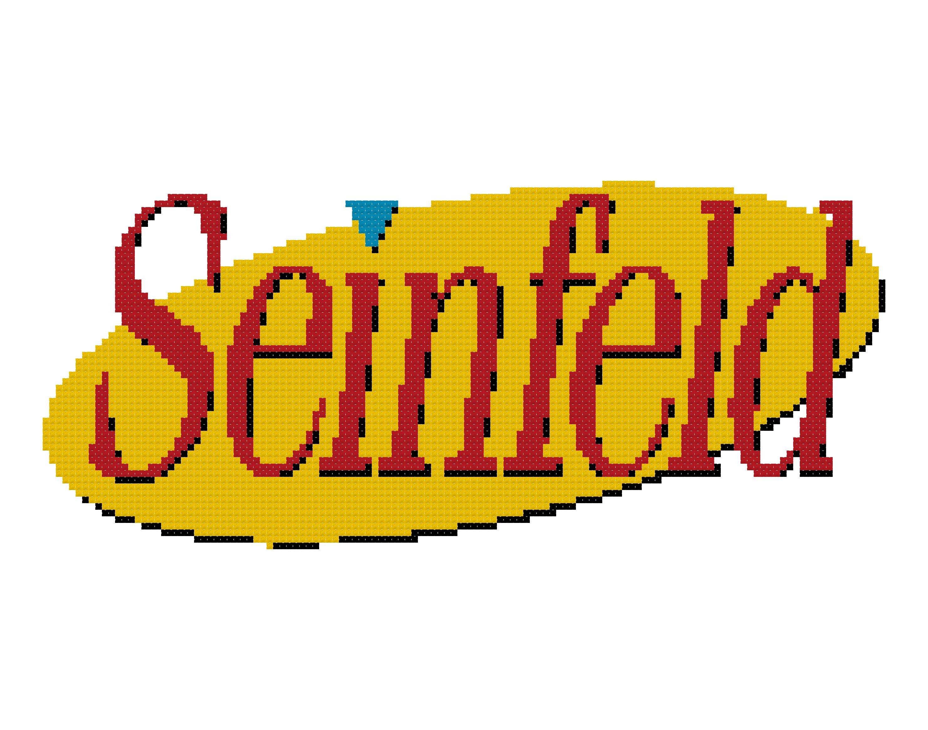 Seinfeld Cross Stitch Pattern, Seinfeld Logo PDF Download