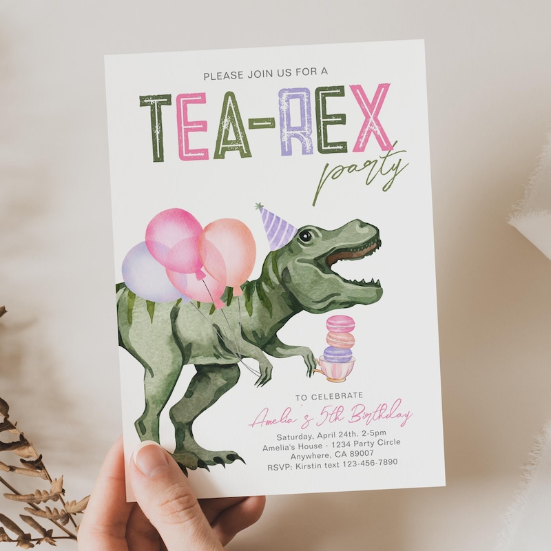 Tea Rex - Etsy