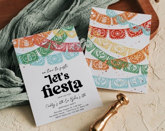 Joint Fiesta Birthday Invitation, Sibling Fiesta Birthday Invitation, Co-Ed Birthday Invitation, Digital Fiesta Invitation, Fiesta Party