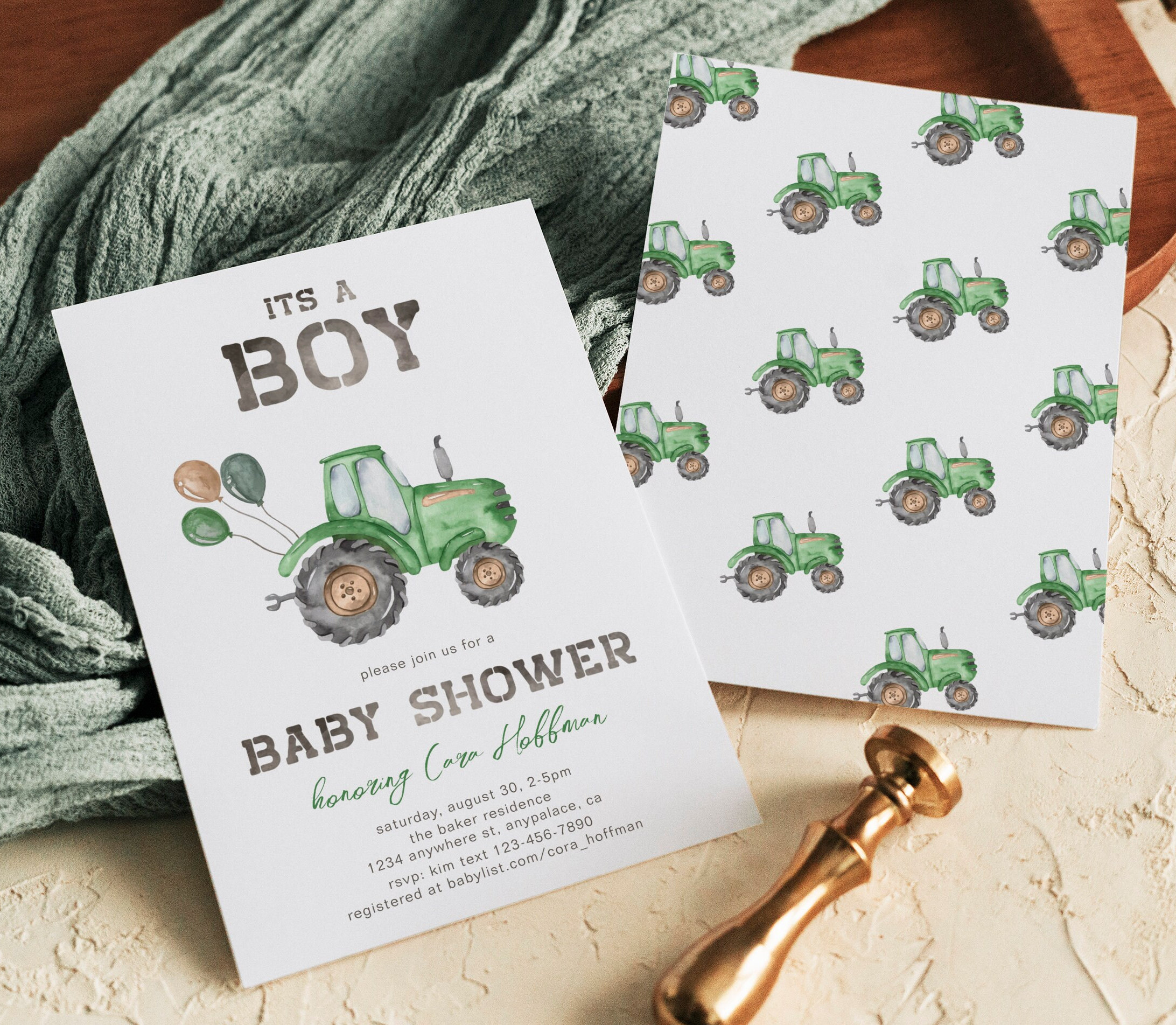 Tractor Baby Shower Invitation, Watercolor Tractor Baby Shower, Green Tractor  Baby Shower, Digital Tractor Baby Shower Invitation, Farm Baby - Etsy, image size:2184x1903