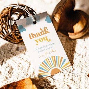 Sonne Babyparty Favor Tag, Digital Hier kommt die Sonne Dusche, Sohn Babyparty Tags, Sonne Favor Tags, druckbares Sun Tag, druckbare Sonnengeschenke