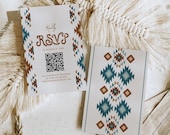 Southwest Wedding RSVP Card, Southwest qr RSVP, Card, Wedding rsvp, Tribal Wedding RSVP Card, Digital rsvp card, qr rsvp card, aztec wedding