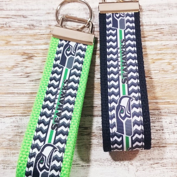 Choice of Blue/Green Seattle Seahawks Key Fob