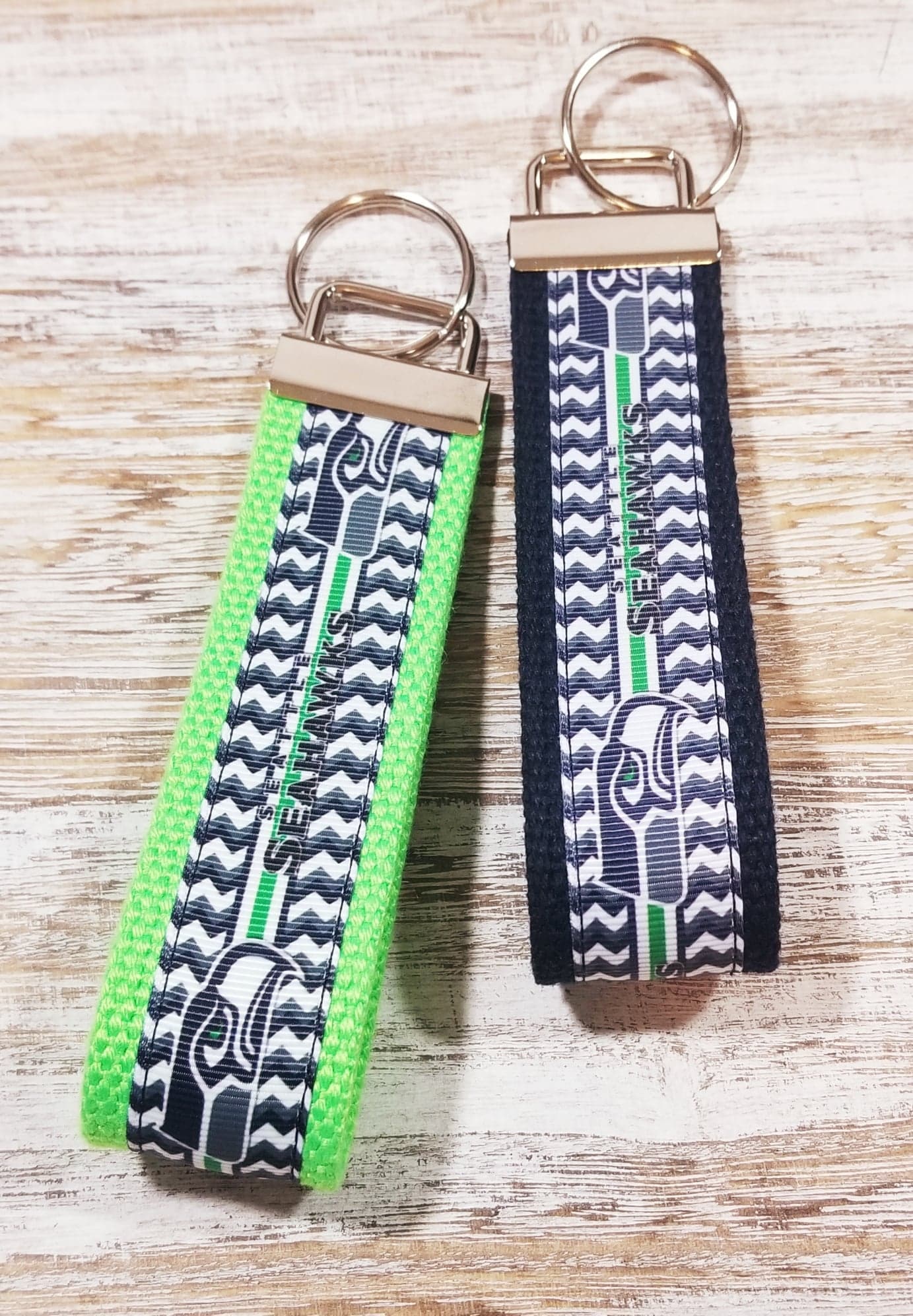 Choice of Blue/Green Seattle Seahawks Key Fob