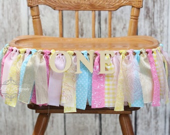 Pink Lemonade 1st Birthday High Chair Banner, Pink and Gold, Pink and Yellow, Picnic Birthday Party, Summer Girl 1st First Birthday Decor