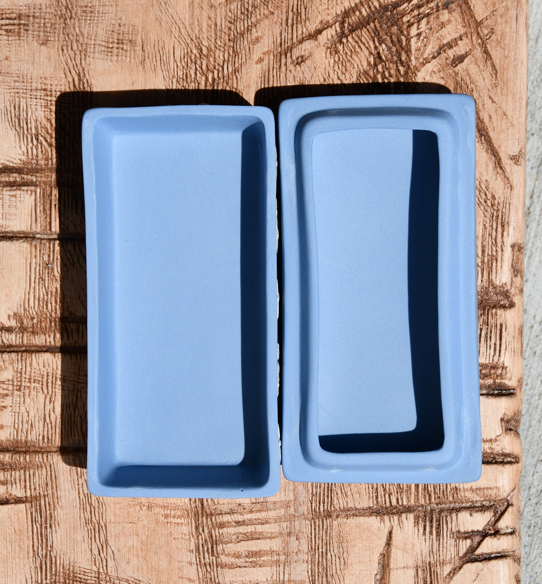 ヴィンテージ ウェッジウッド ブルー 小物入れ - Etsy 日本