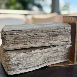 Dictionnaire Historique, 1772, Decorative Shabby French Books