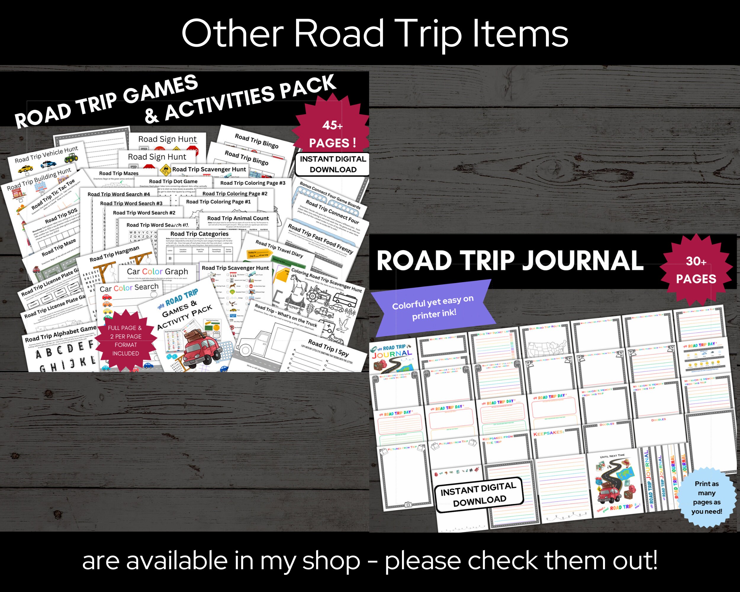 Road Trip Printable Coloring Book, Kids Travel Coloring Pages, Kids ...