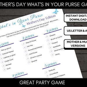 Dia das Mães, o que há na sua bolsa, jogo de festa, mãe, o que há na sua bolsa, jogos do dia das mães A4 e carta