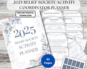 LDS-planner voor activiteitencoördinator ZHV 2025 met kalenders