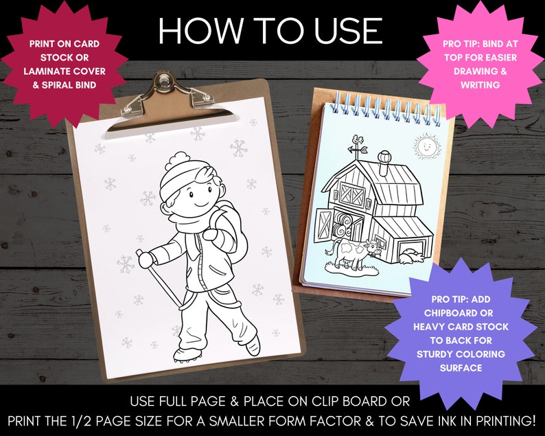 Road Trip Printable Coloring Book, Kids Travel Coloring Pages, Kids