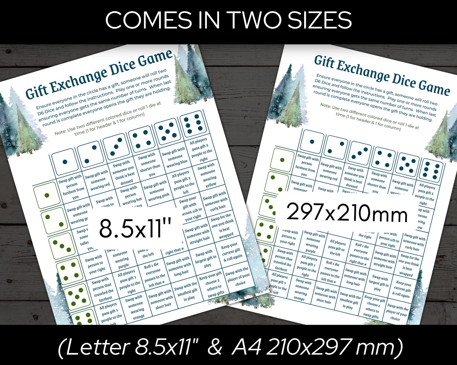 Dice Rolling Gift Exchange Party Game - the Yankee Swap Gift Game ...