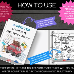 Ultimate Road Activities Pack, Kids Road Trip Games Printable, Family Road Trip Planner, Family Vacation Scavenger Hunt, Road Trip Bingo image 7