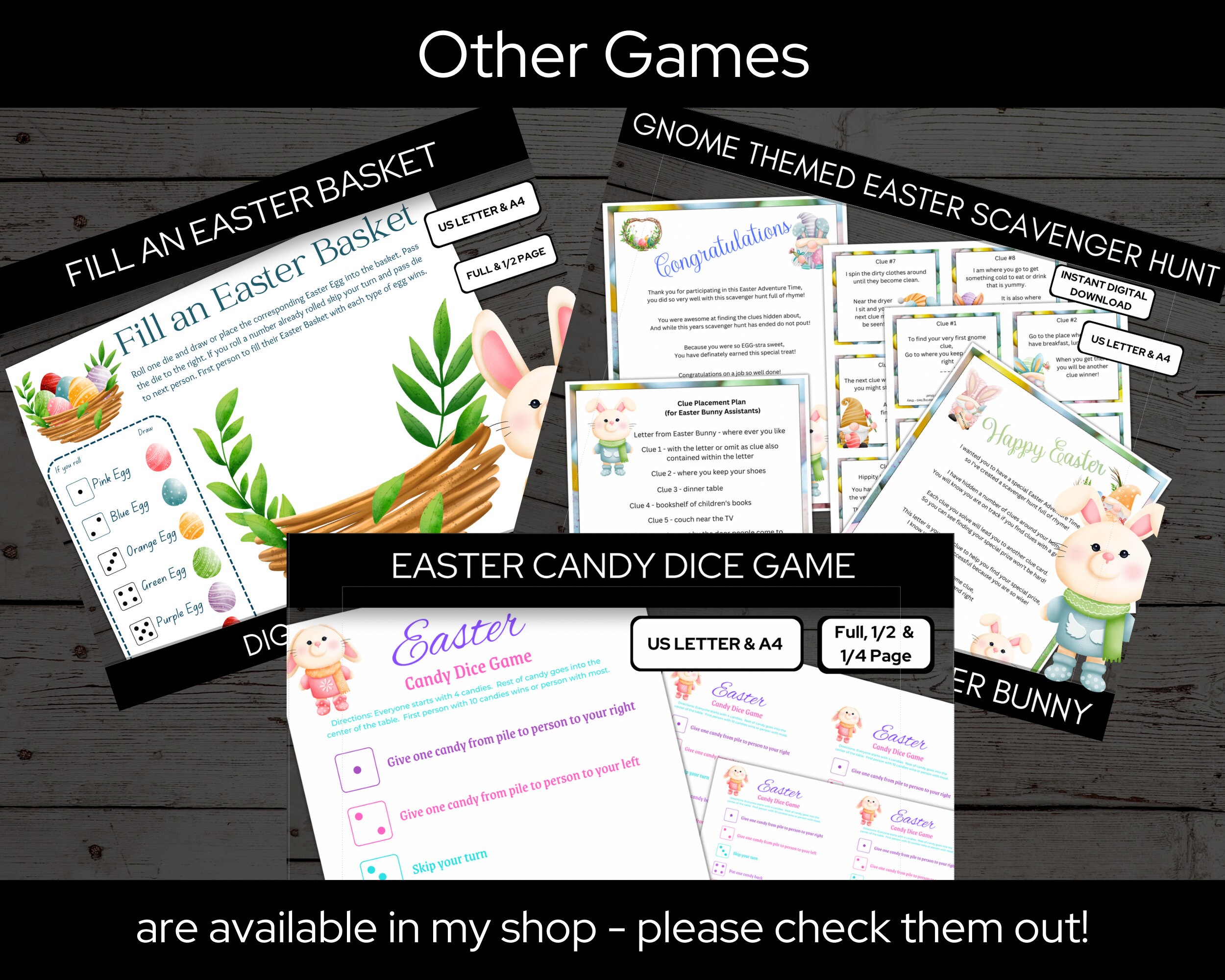 Easter Bunny Bucks Printables, Easter Egg Filler, Easter Coupons ...