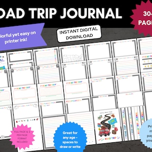 Kids Travel Journal, Travel Diary, Printable Vacation Journal, Teen Travel Journal, Travel Journal for Kids, Kids Travel Diary, Kids Journal