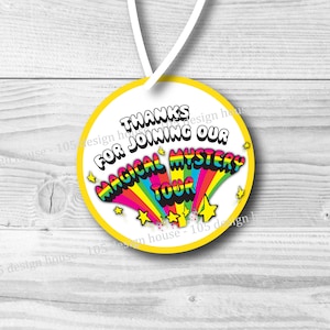 SOFORT DOWNLOAD Beatles Favor Tag Printable 2,5 Zoll Favor Tags - The Beatles Party Favor Tags - The Beatles Party Tags - Printable Beatles