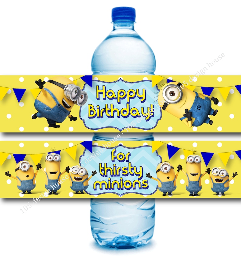 Minion Drinking water Bottle Label Printable Immediate Down load- Minion Birthday - Minion printable - Minion Social gathering - Minion Label graphic relating to Minion Printable referred to as Minion Drinking water Bottle Label Printable Instantaneous Obtain- Minion Birthday - Minion printable - Minion Bash - Minion Label