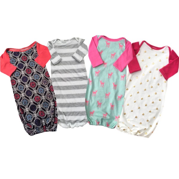 baby gowns, Light weight, coming home outfit, soft, baby pjs, sleep sacks, babies, baby girl, baby boy, gender neutral, baby gift, baby