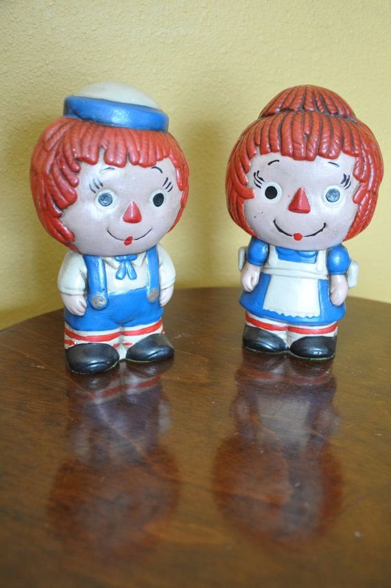 raggedy ann andy ceramic figurines