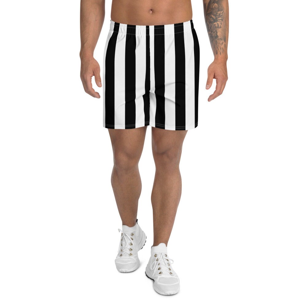 Men's Vertical Stripe Swim Trunks Etsy