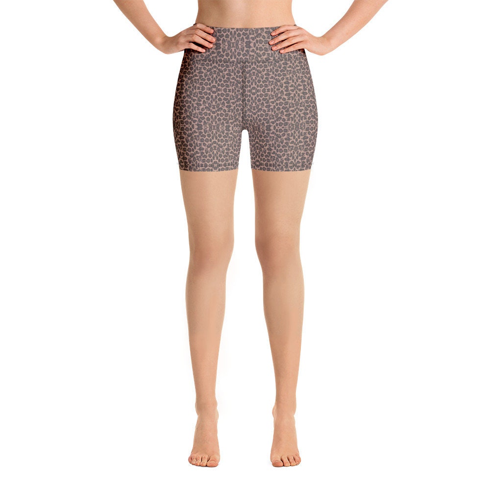 old navy leopard bike shorts