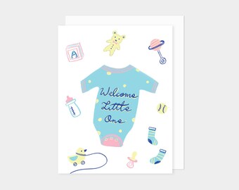 Welcome Little One Greeting Card