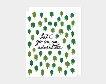 Let's Go On An Adventure Greeting Card