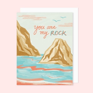 You Are My Rock Carte de vœux