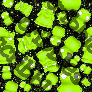 Bobs hamburgers kuchi kopi naadloos patroon digitaal bestand stof naaien kleding kaarten maken scrapbooking
