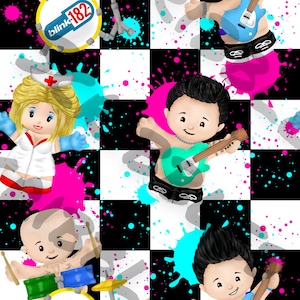 What's my age again little people toys emo pop punk seamless digital file