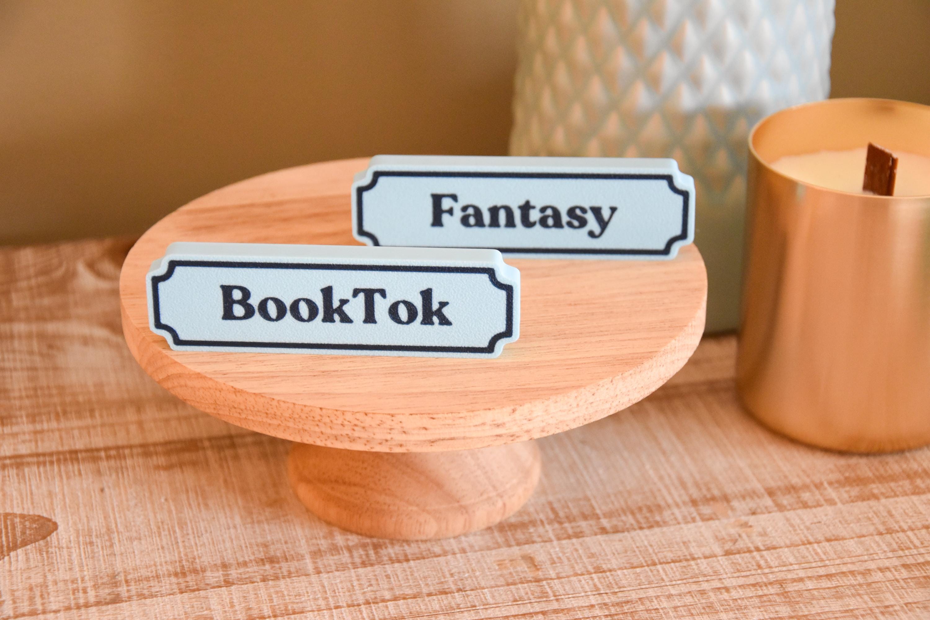 Bookshelf Labels- Library Organization Gift for Reader Bookshelf ...