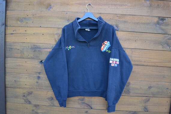 1989 Rolling Stones “Steel Wheels” Tour Half Zip J