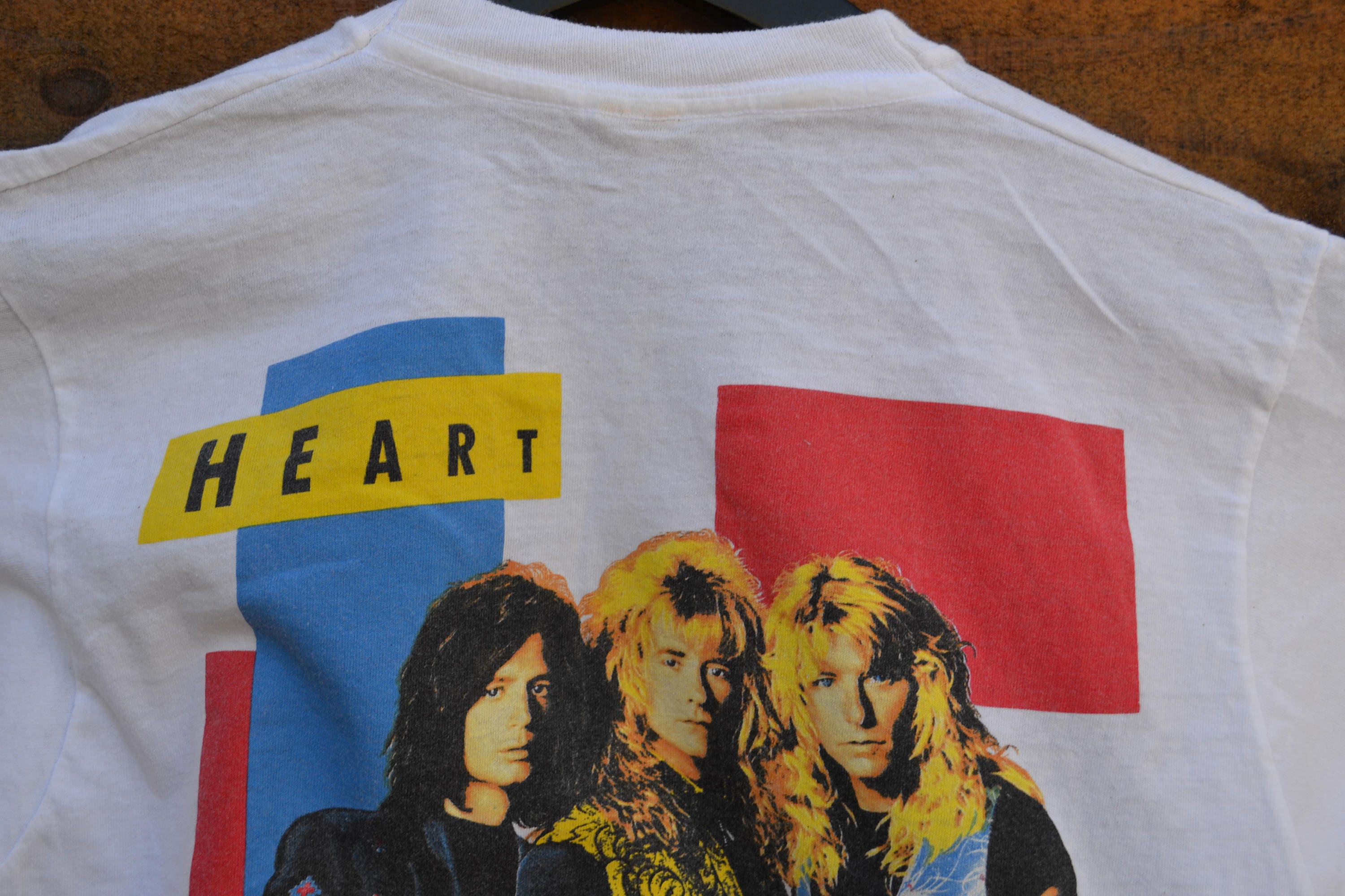 1990 Heart Band Tour Concert TShirt Size Large Screen Stars Etsy