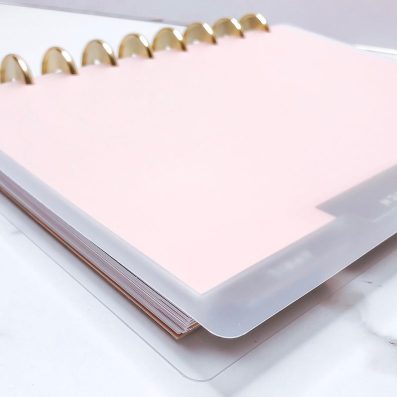 Planner Accessories FROSTED CLEAR Cover For Happy Planner Etsy