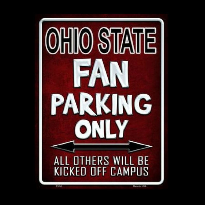 ALABAMA FAN PARKING ONLY CRIMSON TIDE METAL NOVELTY DECORATIVE SIGN