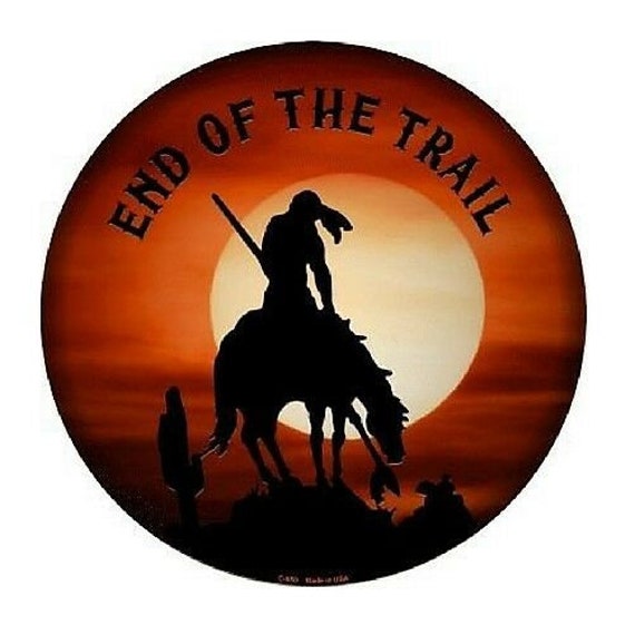 Amazon.com: Sterling Silver Large End of The Trail Pendant