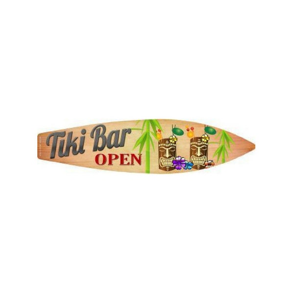 Tiki Surf Board Etsy