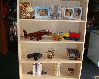 Wooden 5 tier bookshelf