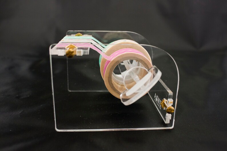 Handmade Acrylic Washi Tape Dispenser Small Shorty Size Etsy