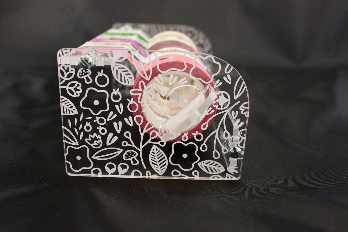 Handmade Acrylic Washi Tape Dispenser Regular Size Etsy