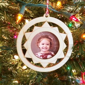 Sunbeam Ornament - Ready for Picture - Wood Ornament - Christmas Ornament
