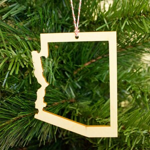 Arizona State Outline Ornament - Holzornament - Weihnachtsschmuck